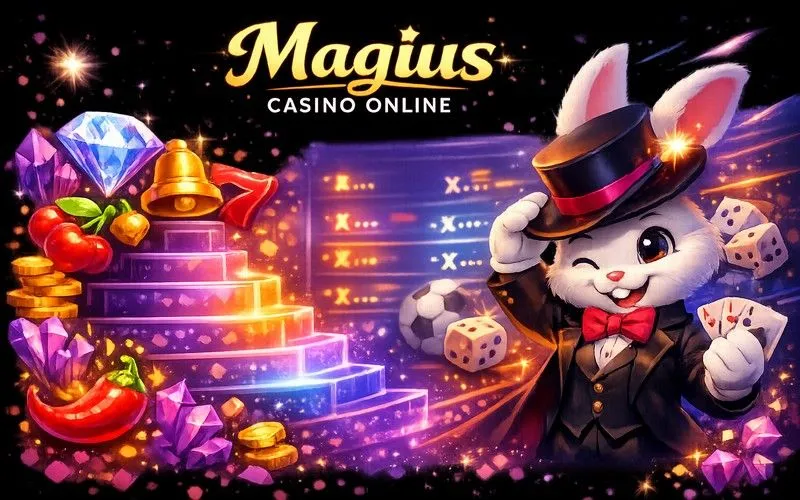 Magius Casino games lobby banner