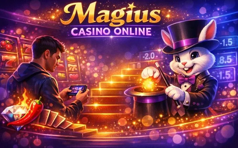 Magius Casino payments page banner